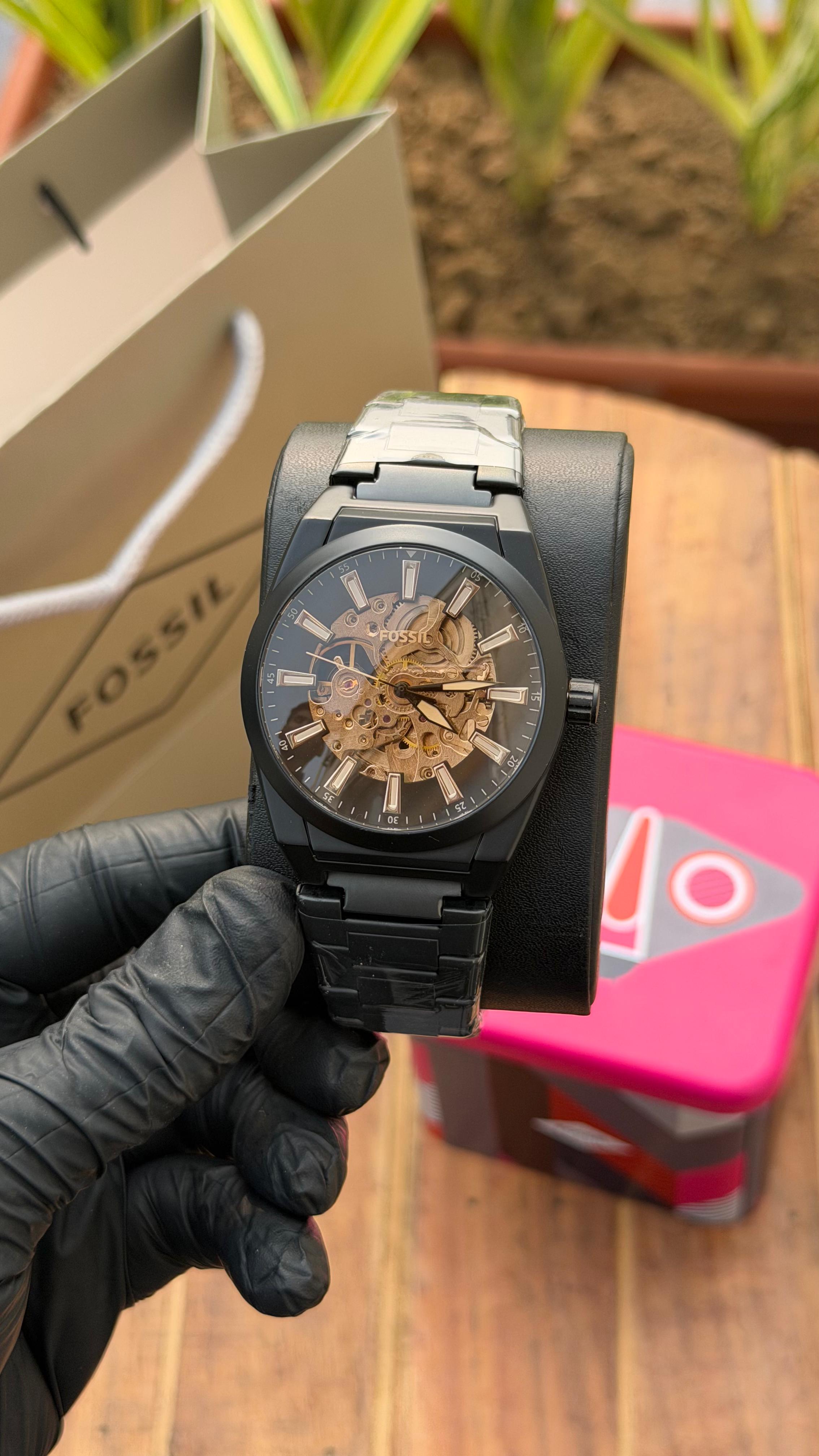 Fossil Everett Automatic stainless steel Men's watches