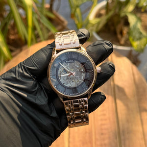 Fossil Townsman Skeleton Automatic Watch (Model ME3259)