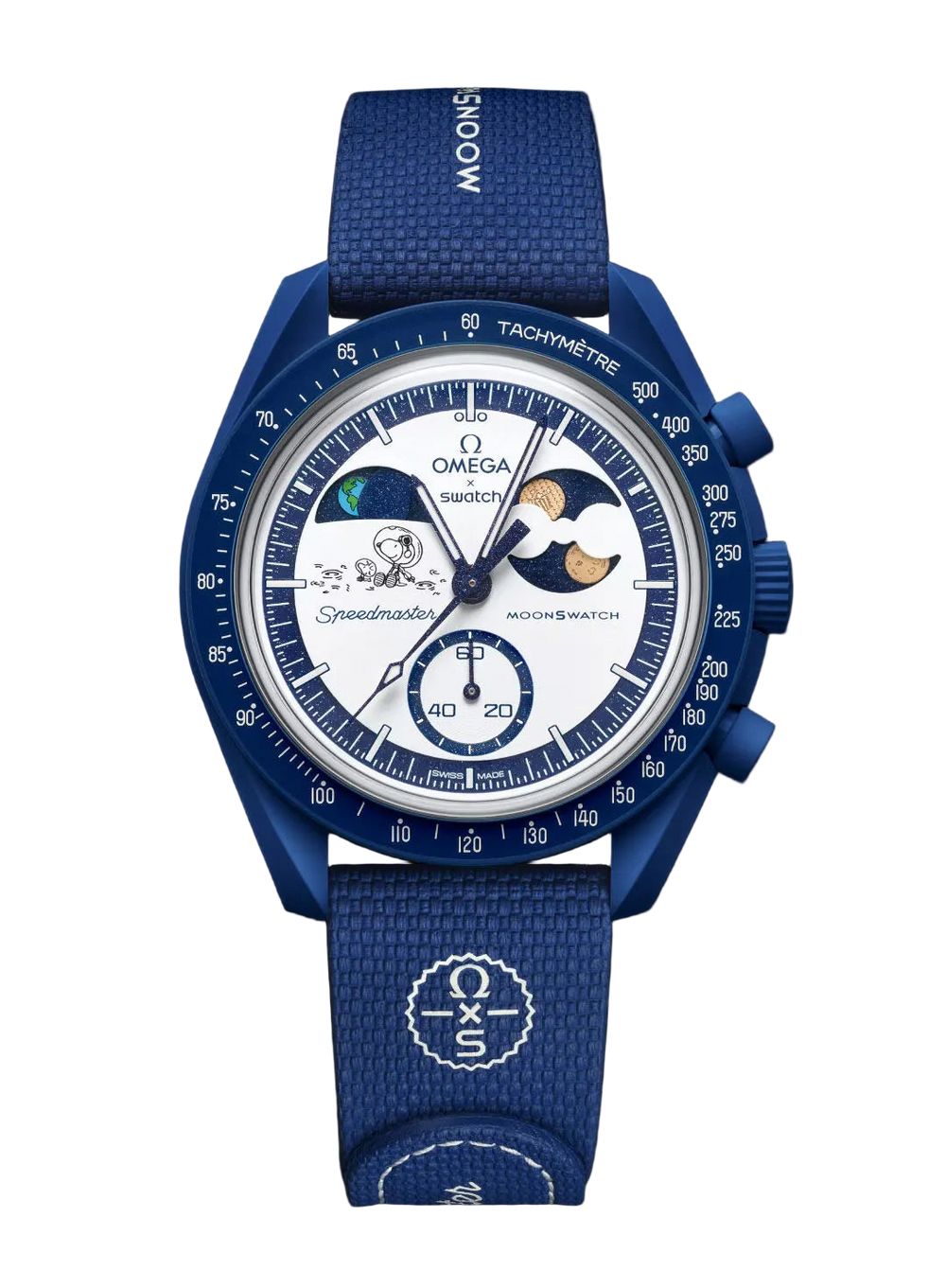 Swatch x Omega Bioceramic Moonswatch Mission To Earthphase Moonshine