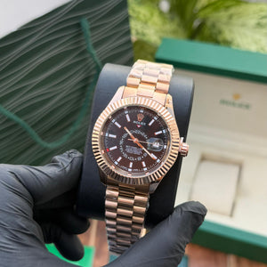 Rolex Sky-Dweller rose gold Quartz movement