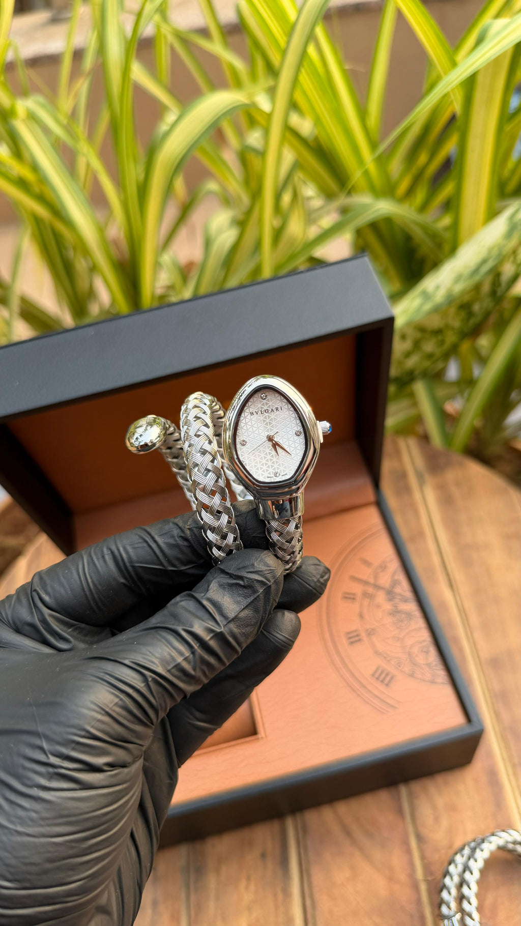 Bvlgari Serpenti Snake Edition stainless steel ladies