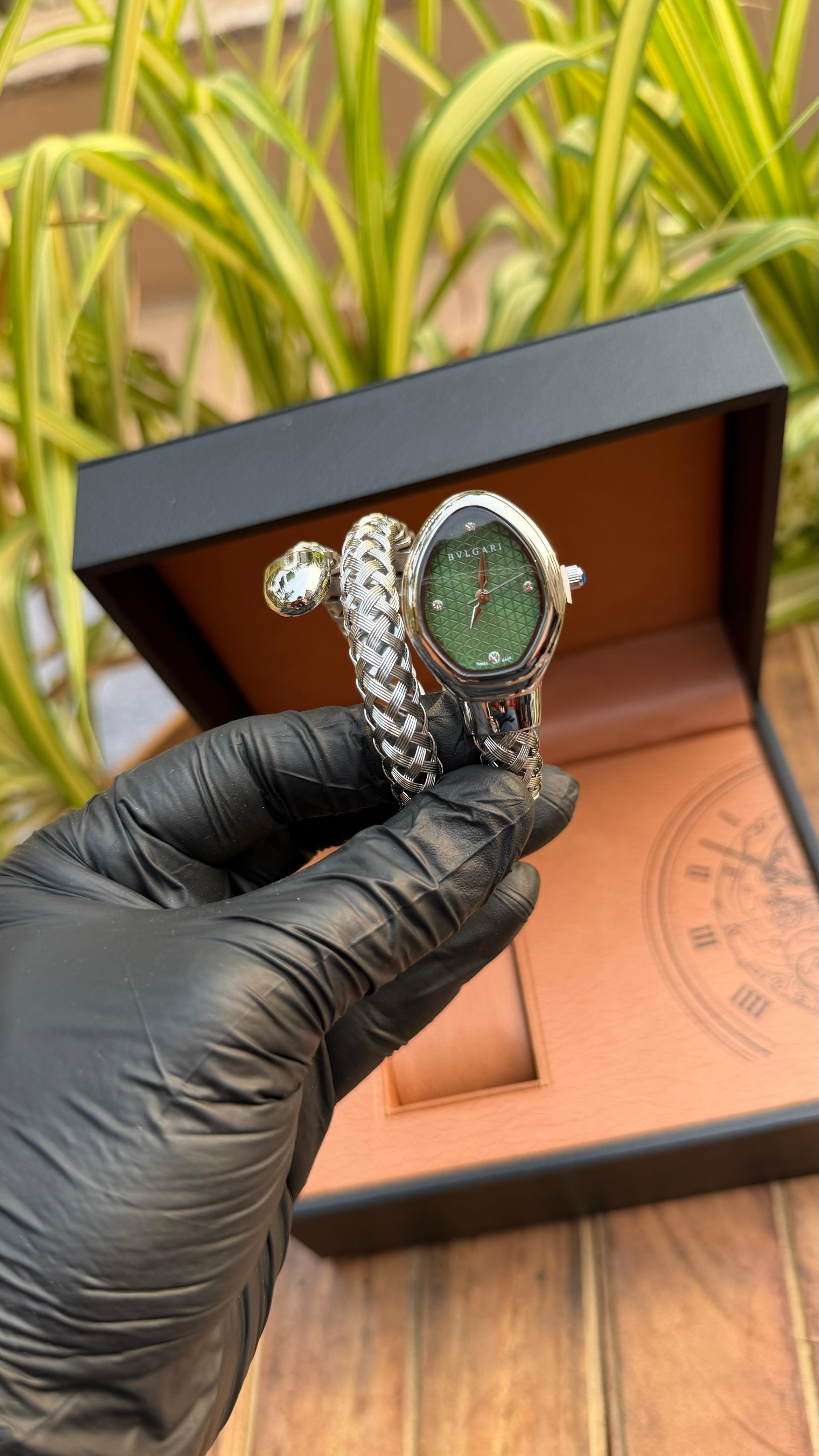 Bvlgari Serpenti Snake Edition stainless steel ladies