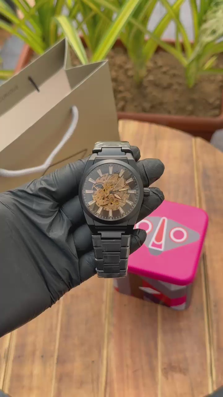 Fossil Everett Automatic stainless steel Men's watches