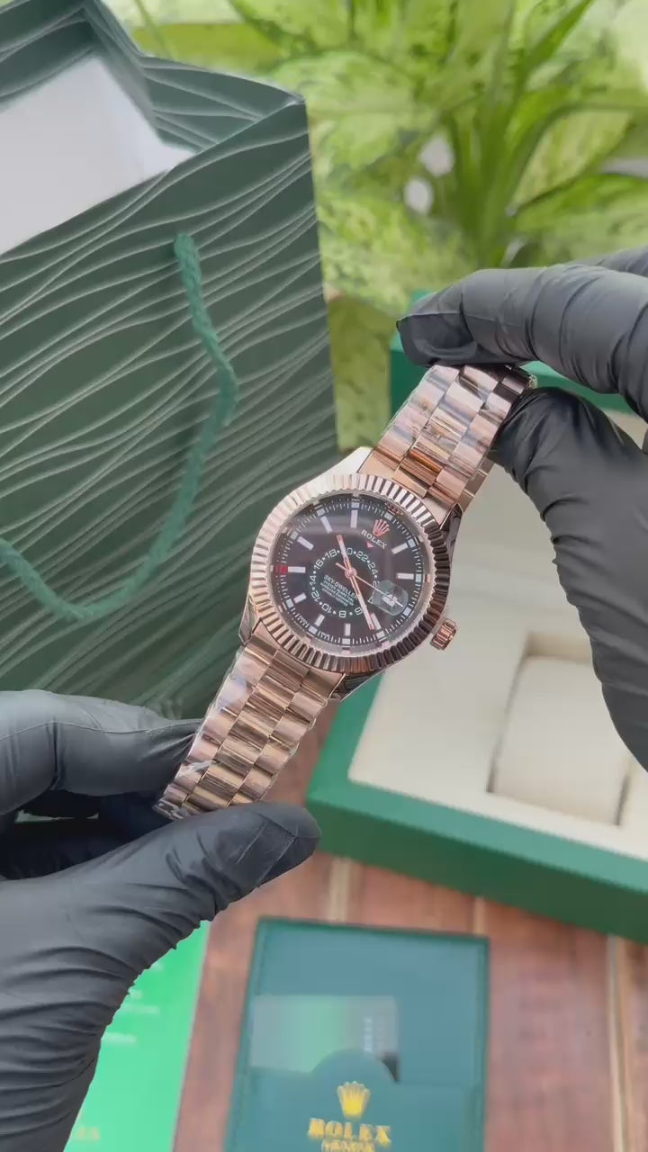Rolex Sky-Dweller rose gold Quartz movement